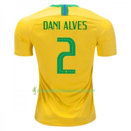 Fußballtrikots Brasilien Dani Alves 2 WM 2018 Heimtrikotsatz kaufen